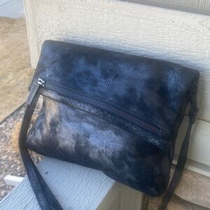 Hammitt VIP Covertible Clutch Crossbody Bag Black/Gun Metal